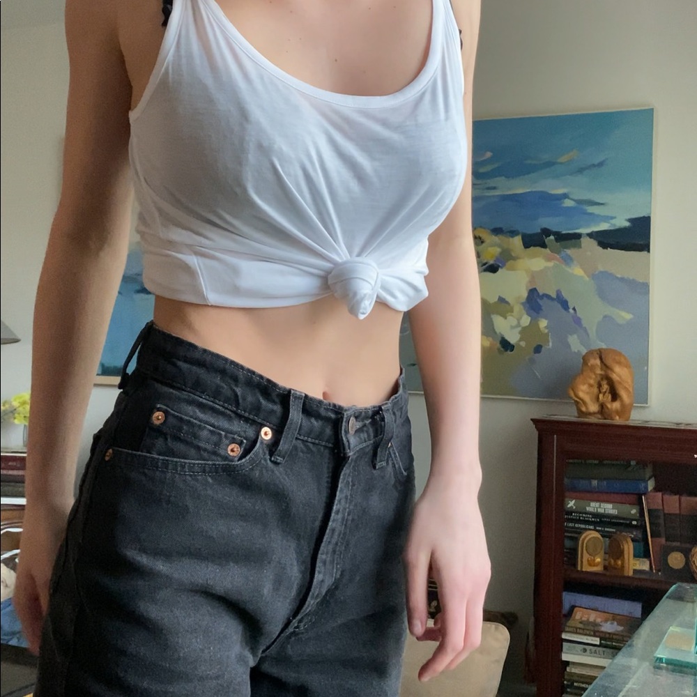 NWOT Lynn Ritchie White Tank